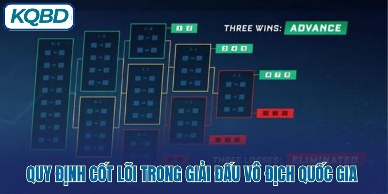 Quy định cốt lõi trong giải đấu vô địch quốc gia