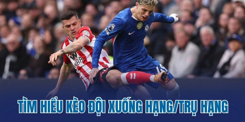 Tìm hiểu kèo đội xuống hạng/trụ hạng