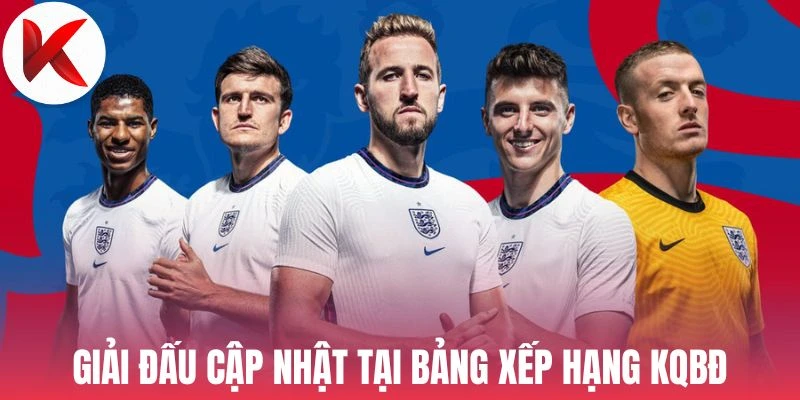 Giải đấu cập nhật tại bảng xếp hạng KQBĐ