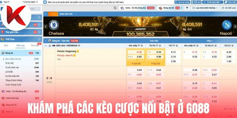 Khám phá các kèo cược nổi bật ở Go88
