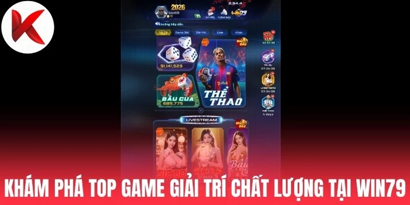 Khám phá top game giải trí chất lượng tại Win79