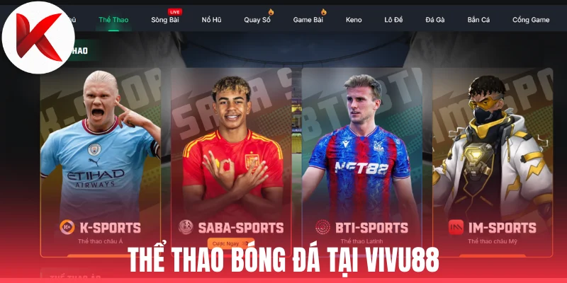 Thể thao bóng đá tại vivu88