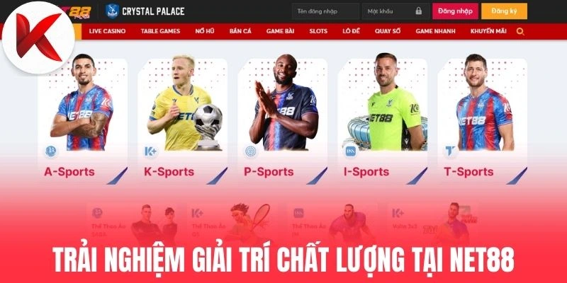 Trải nghiệm game giải trí chất lượng tại Net88