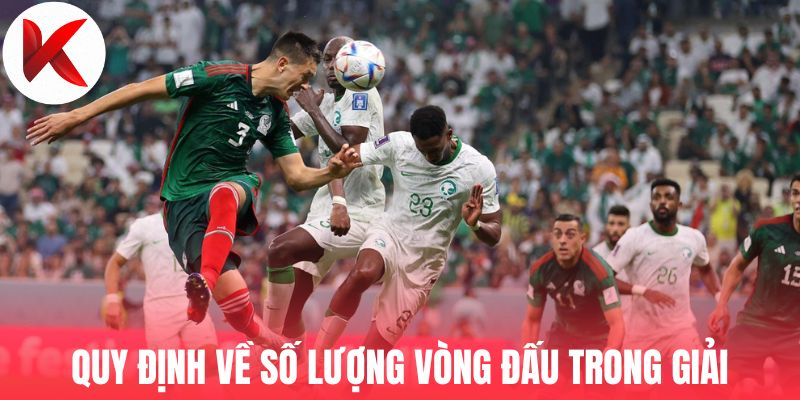 Quy định về số lượng vòng đấu trong giải