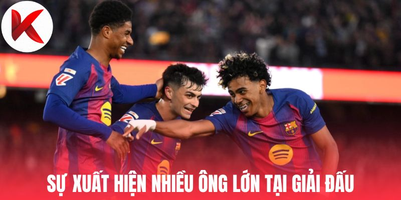 Sự xuất hiện nhiều Ông lớn tại giải đấu